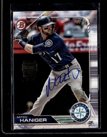 2018 Topps Bowman Archives #80 Mitch Haniger Bowman /79 Auto