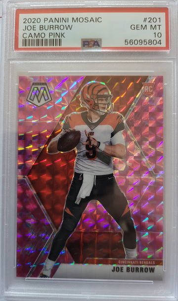 2020 Panini Mosaic Camo Pink #201 PSA10