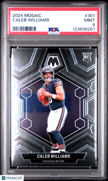 2024 Panini Mosaic Caleb Williams #301 PSA 9