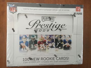 2009 playoff prestige hobby football box