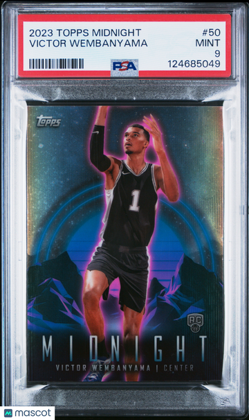 2023 Topps Midnight Victor Wembanyama #50 PSA 9