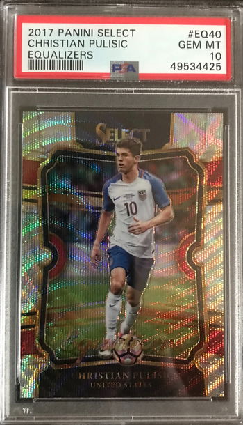 2017 Panini Select Christian Pulisic Equalizers PSA 10