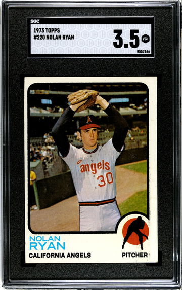 1973 Topps #220 Nolan Ryan Angels HOF SGC 3.5 VG+