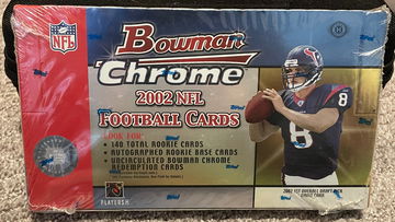 2002 Bowman Chrome NFL sealed Hobby box