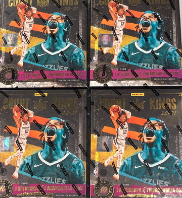 4X 2020-21 PANINI COURT KINGS BASKETBALL HOBBY BOX  - SUPPORT YOUR LCS!