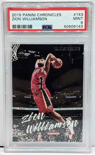 2019 Chronicles Luminance Zion Williamson PSA 9