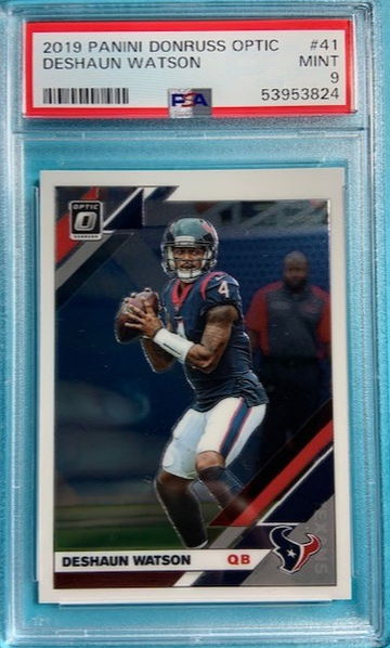 2019 Donruss Optic #41 Deshaun Watson Texans PSA 9 MINT Houston Texans