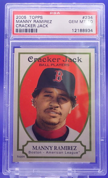 2005 Topps Manny Ramirez Cracker Jack