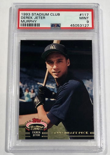 1993 Stadium Club Murphy Derek Jeter RC PSA 9 