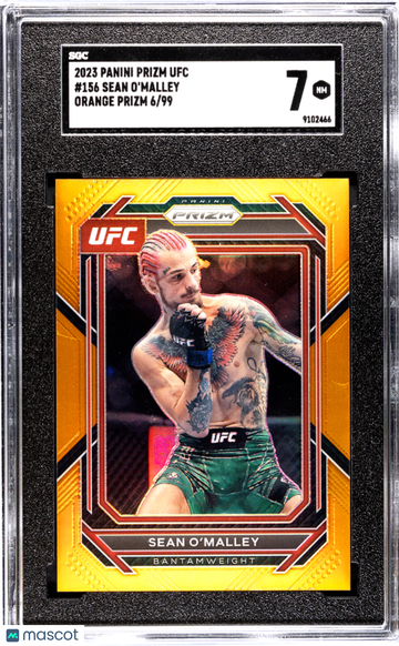 2023 Panini Prizm Ufc Sean O'malley #156 Orange SGC 7