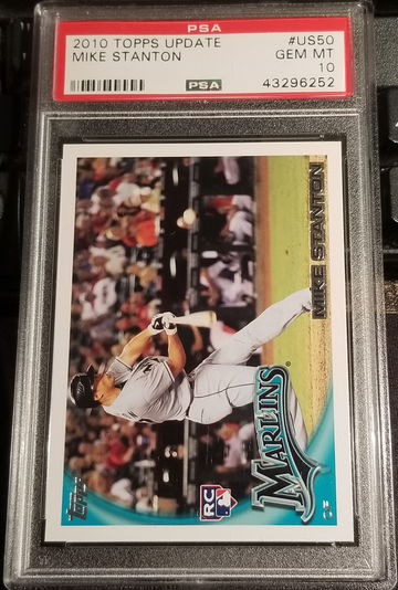 Mike Stanton Topps Update PSA 10