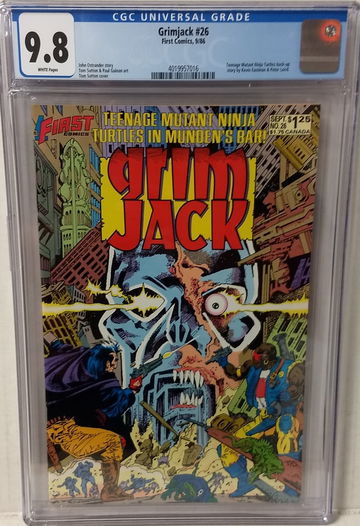 Grim Jack 26 TMNT Color Backup Story by Eastman & Laird