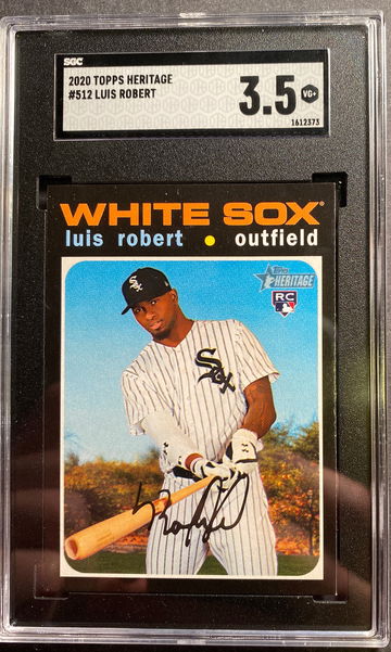 2020 Topps Heritage High Numbers Luis Robert #512 Rookie Card RC Chicago White Sox