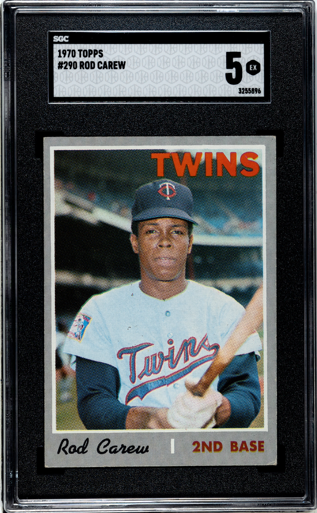 1970 Topps Rod Carew #290 SGC 5