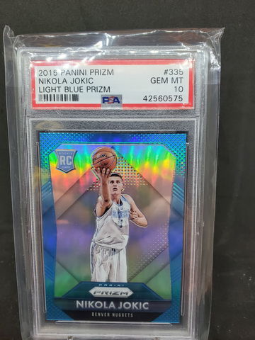 Nikola Jokic Prizm Light blue rc /199 