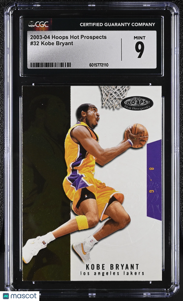 2003-04 Hoops Hot Prospects Kobe Bryant #32 CGC 9