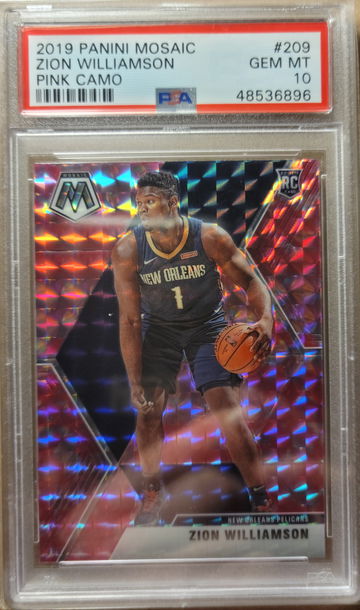 Zion #209 PSA 10 Mosaic Pink Camo