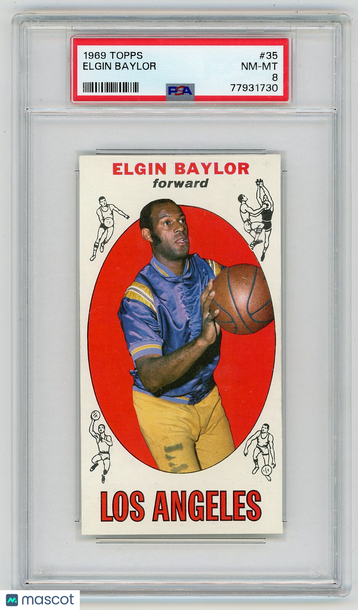 1969 Topps Elgin Baylor #35 8 PSA 8