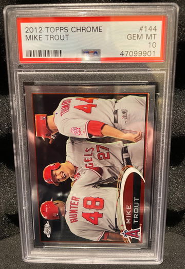 2012 Topps Chrome Mike Trout PSA 10
