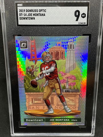 2019 Optic Downtown Joe Montana SP SGC 9