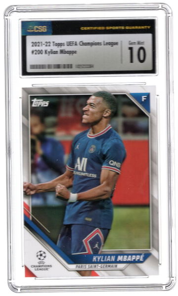 2021-22 Topps UEFA Campions Leauge Kylian Mbappe 10