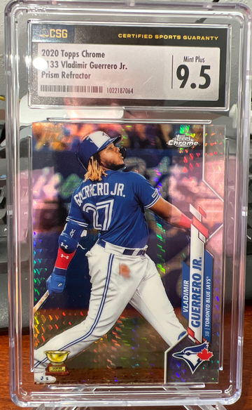 2020 Topps Chrome 133 Vladimir Guerrero Jr. Prism Refractor