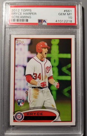 2012 Topps Screaming SP Bryce Harper RC