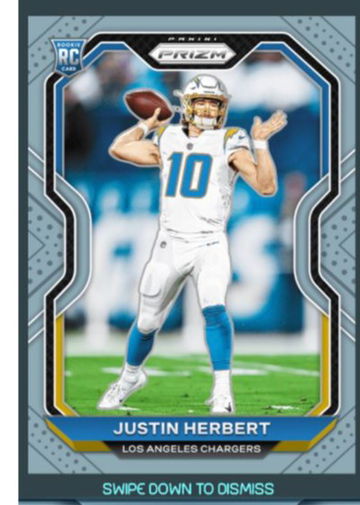 2020 Panini Prizm Blitz Justin Herbert RC