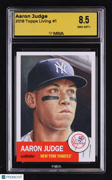 2018 Topps Living Aaron Judge #1 MBA 8.5