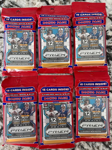 6x 2021 NFL Prizm Cello Pack