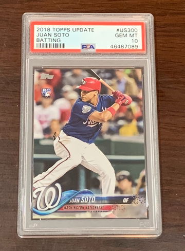 2018 Topps Update Juan Soto PSA 10