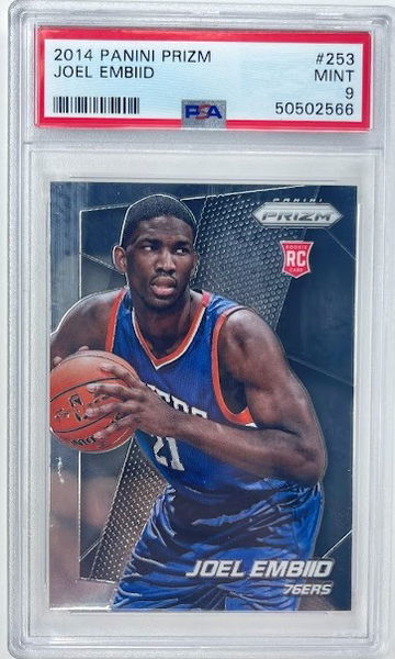 2014 Prizm Joel Embiid Prizm PSA 9