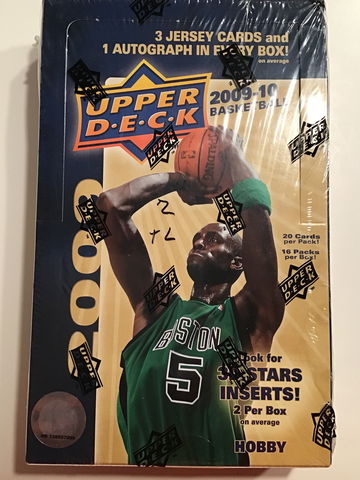 2009-10 Upper Deck Basketball Hobby Box - CURRY & HARDEN RC YR