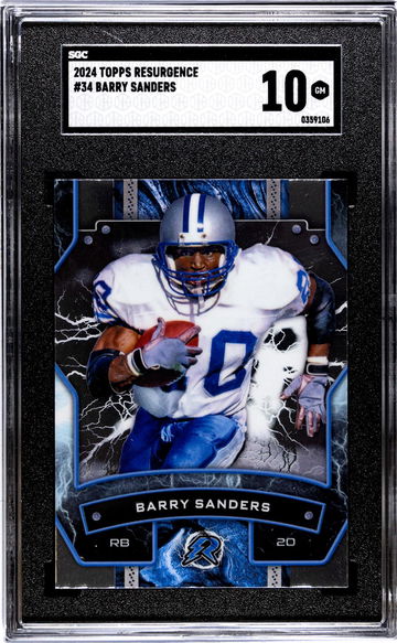 2024 Topps Resurgence #34 Barry Sanders SGC 10