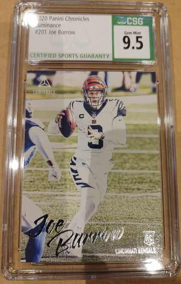 2020 Panini Chronicles Luminance Cincinnati Bengals Joe Burrow Rookie