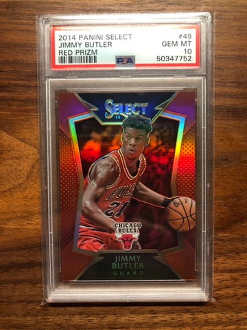 2014 Panini Select Jimmy Butler Prizm Red PSA 10