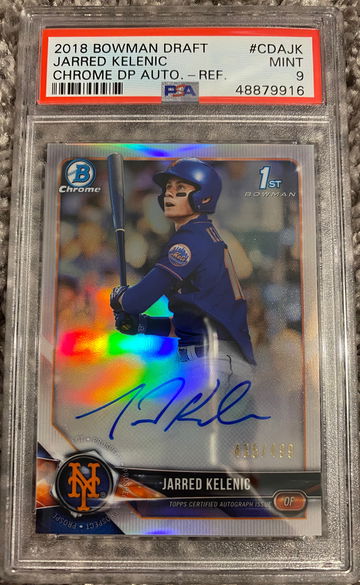 2018 Bowman Chrome Jarred Kelenic Refractor PSA 9