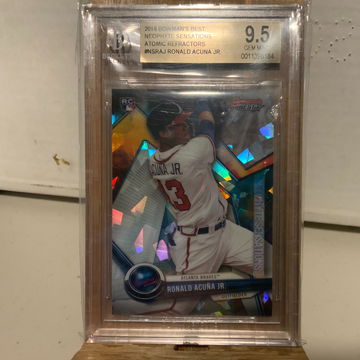 Ronald Acuna Jr 2018 Bowmans Best Neophyte BGS 9.5