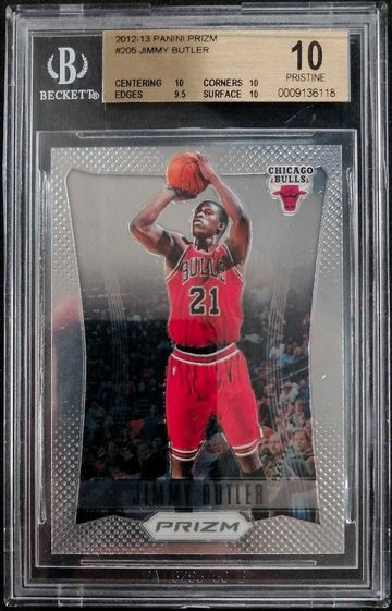 BGS 10 Jimmy Butler ROOKIE RC 2012-13 Panini Prizm #205 - DHL Express Air 5-6 Days with Tracking from Overseas