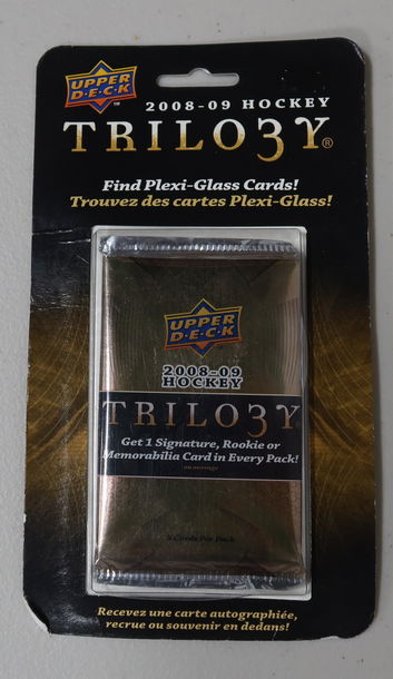 2008-09 UPPER DECK TRILOGY HOCKEY PACK