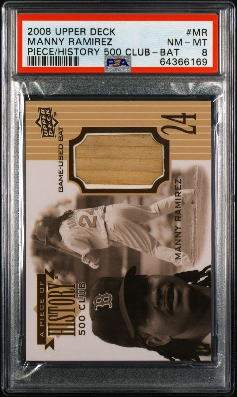 2008 Upper Deck A Piece of History 500 Home Run Club Manny Ramirez