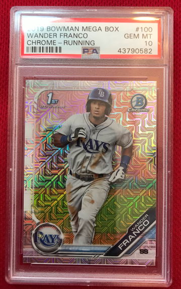 2018 Bowman Mega Box Wander Franco PSA 10