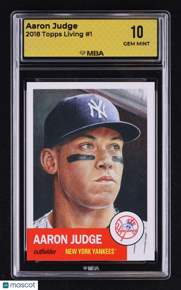 2018 Topps Living Aaron Judge #1 MBA 10
