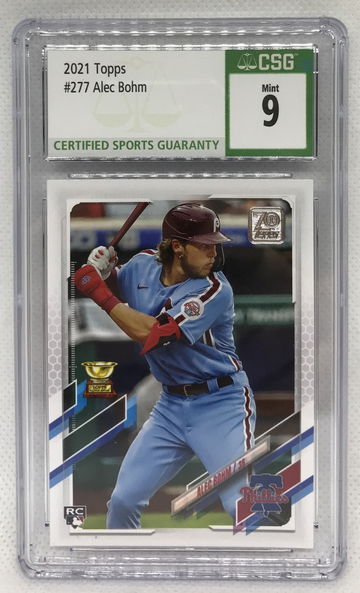 2021 Topps Series 1 #277 Alec Bohm Rookie Card RC CSG 9