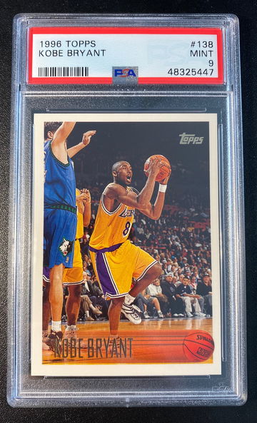 Kobe Bryant 1996 Topps #138 PSA 9 Rookie Card