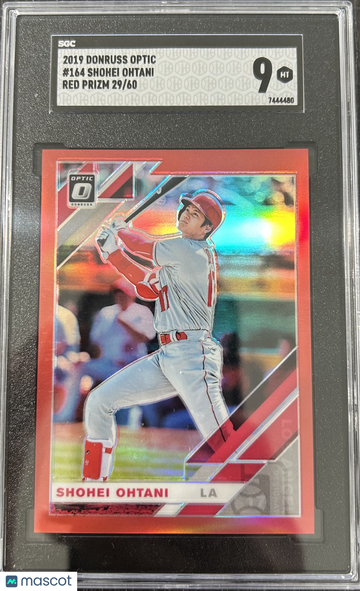 2019 Donruss Optic Shohei Ohtani #164 Red Prizm SGC 9
