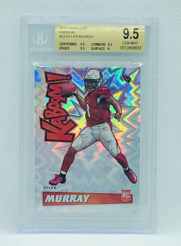Kyler Murray Kaboom Rookie RC BGS 9.5