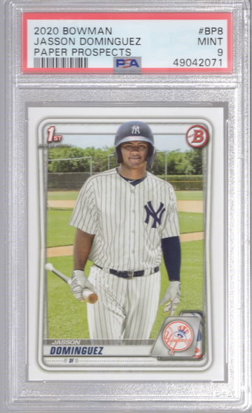 2020 Bowman Jasson Dominguez Paper Prospects