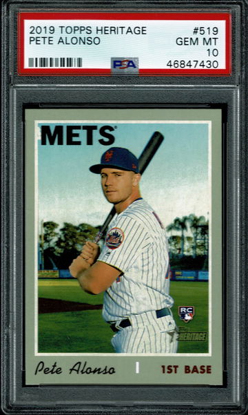 2019 Topps Heritage Pete Alonso