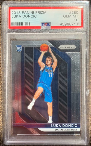 Luka Doncic 2018-19 Panini Prizm 280 PSA 10